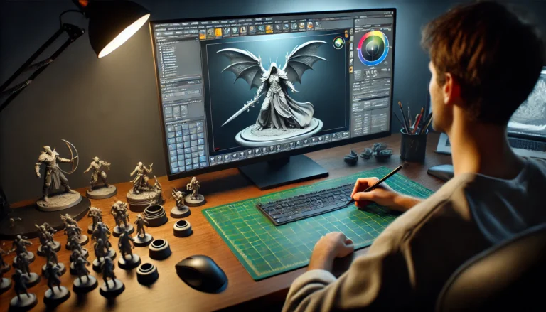 Impressão de miniaturas de RPG sob demanda esta em alta