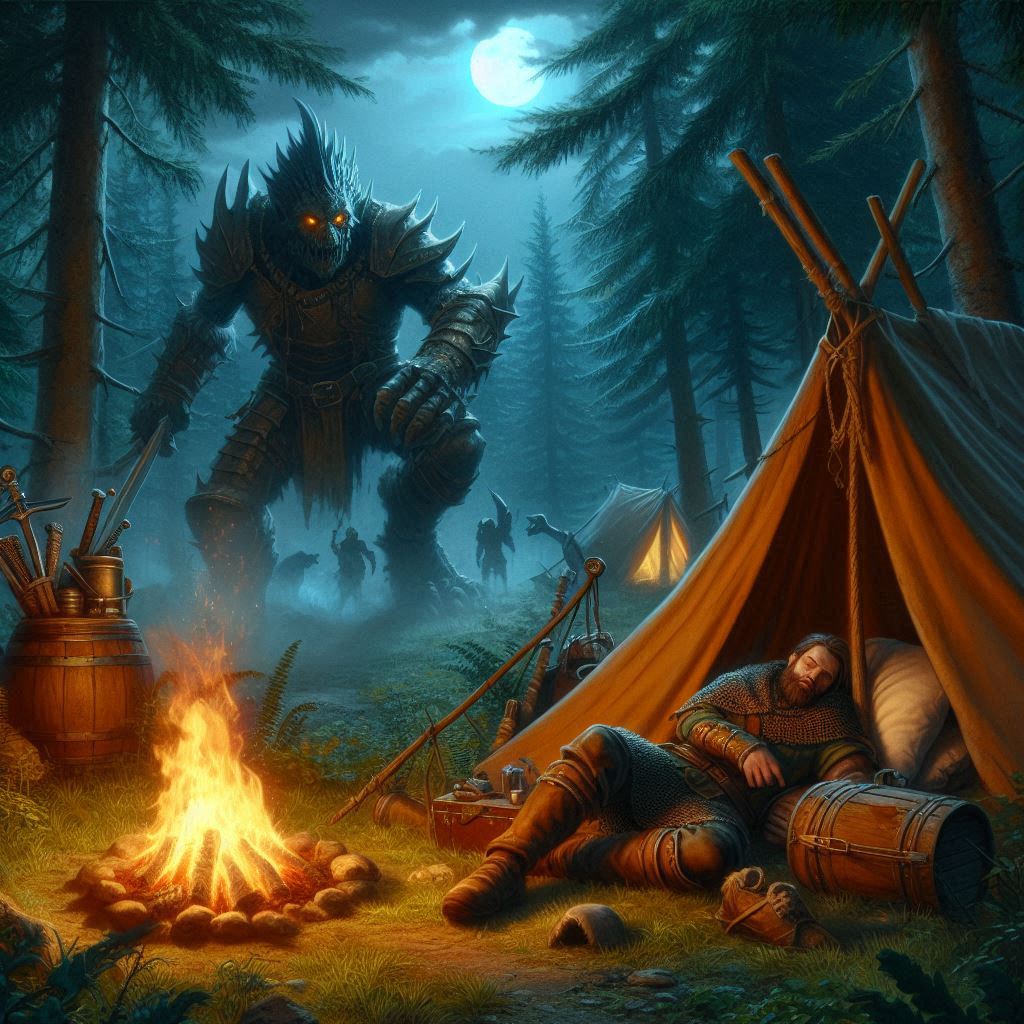 aventura rpg gancho monstro sonho