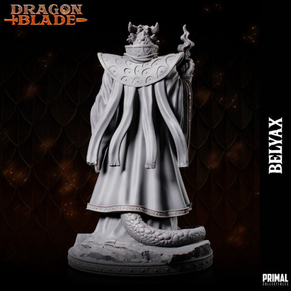 Miniatura RPG 32mm Draconian Wizard, Belyax, coleção Heroes of the Blade da Primal Collectible