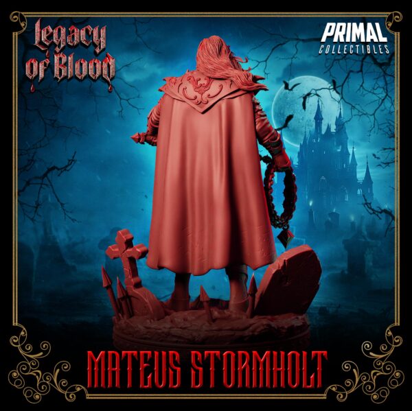 Miniatura RPG 32 mm Mateus Stormholt, coleção Legacy of Blood da Primal Collectible