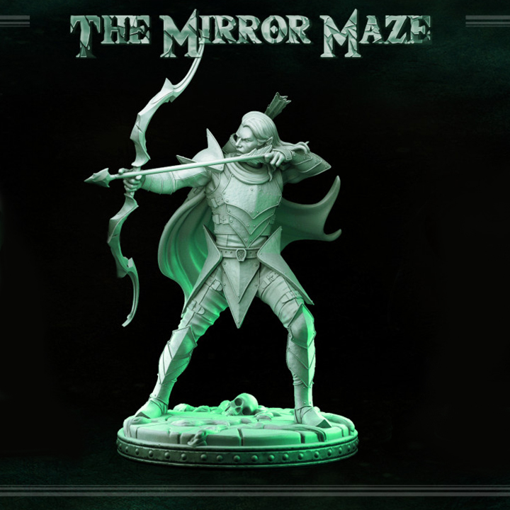 Miniatura RPG 32mm Haggar, coleção The Mirror Maze da Primal Collectible