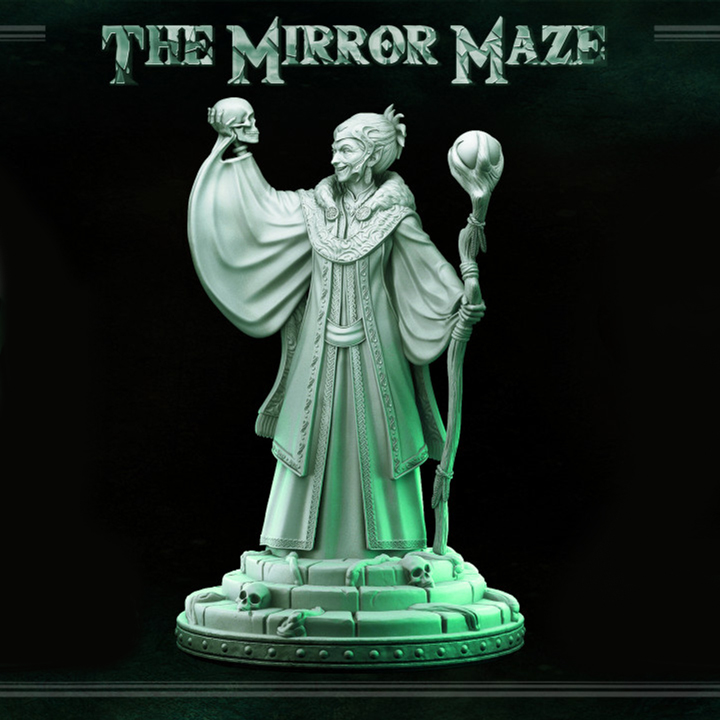 Miniatura RPG 32mm Lilith Archmage, coleção The Mirror Maze da Primal Collectible