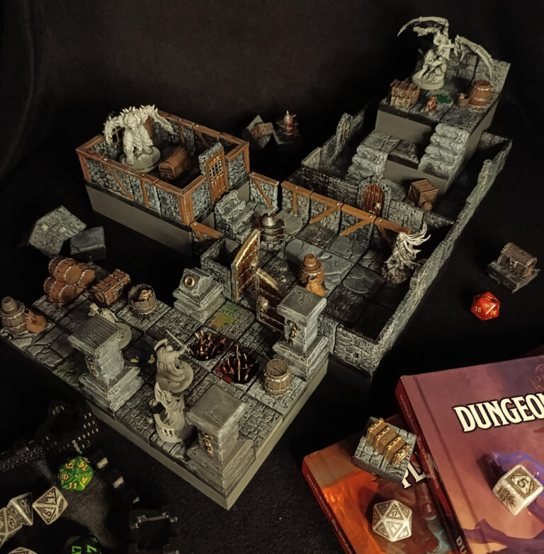 Foto do produto Dungeon Modular de Parvus Miniaturas