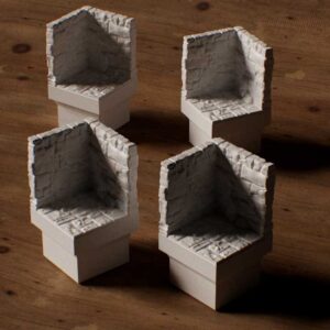 Kit 4 Paredes de Canto (Modelo A) - Shadow of Garravik