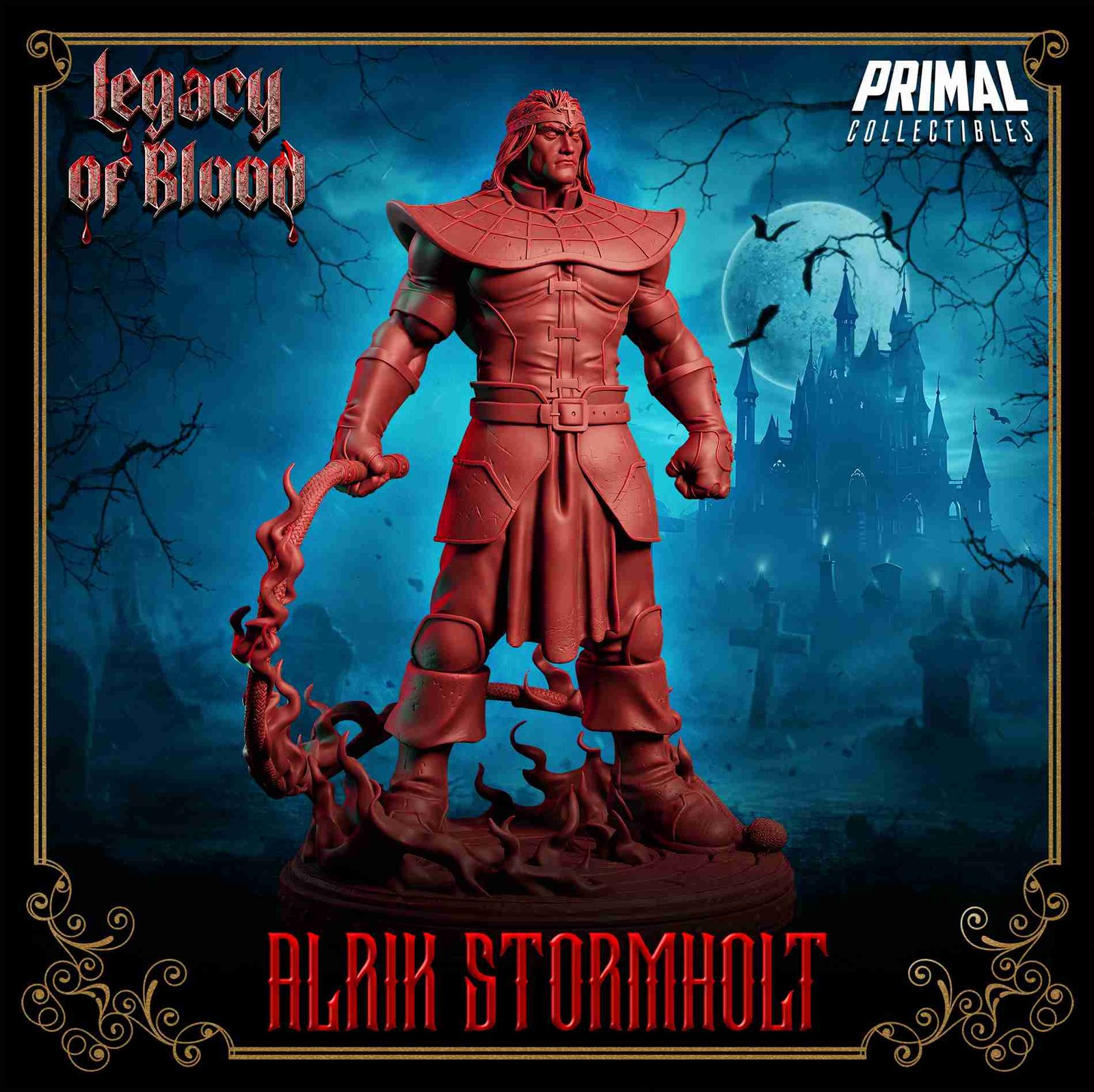 Alrik Stormholt, Humano - Legacy of Blood - Miniatura de RPG - Imagem 5