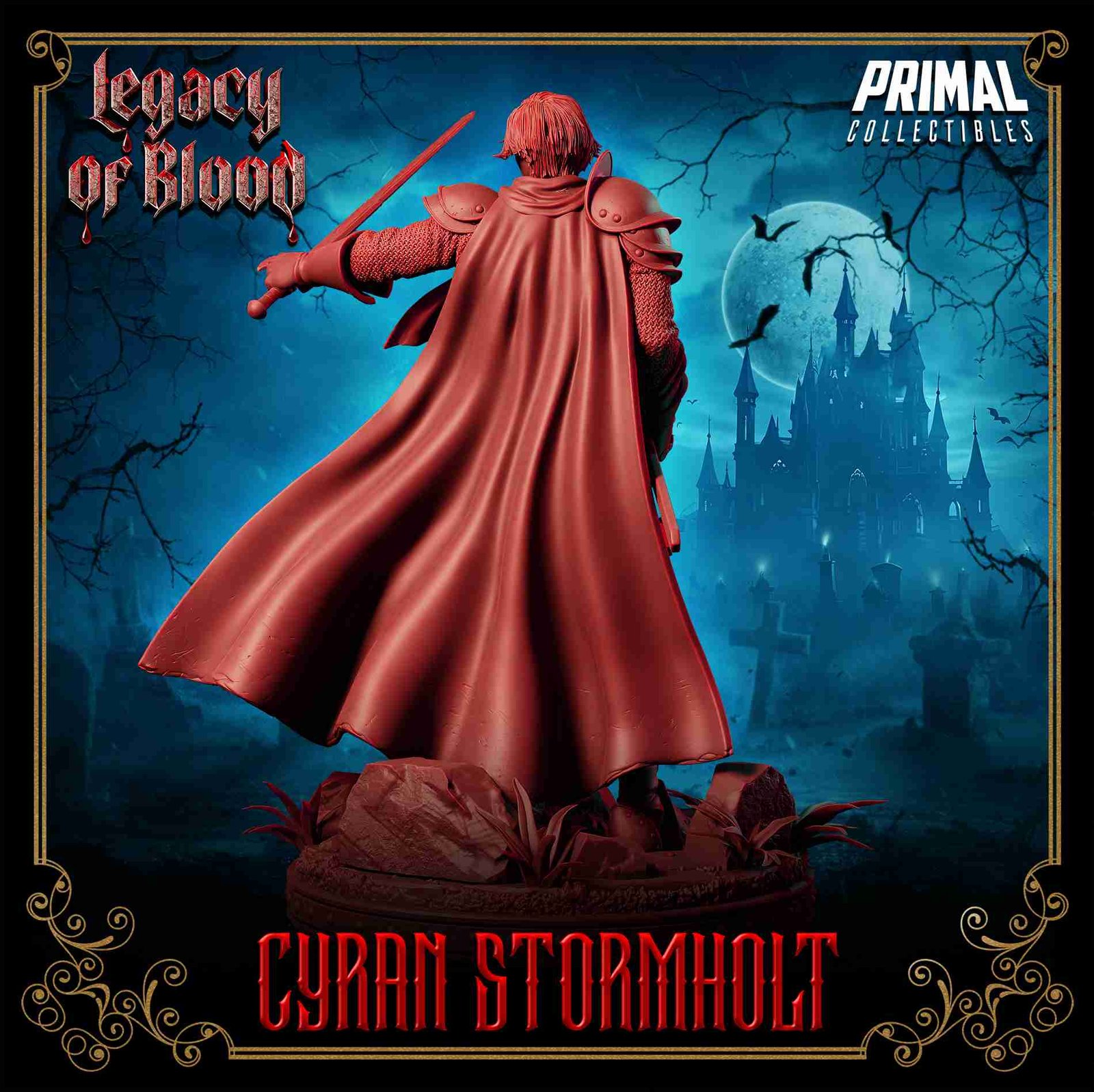 Cyran Stormholt, Humano - Legacy of Blood - Miniatura de RPG - Imagem 6