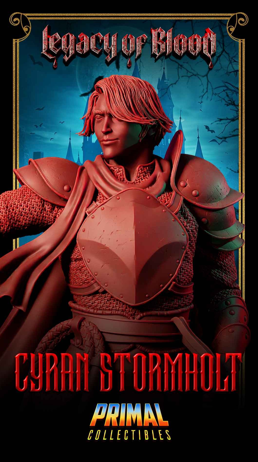 Cyran Stormholt, Humano - Legacy of Blood - Miniatura de RPG - Imagem 7