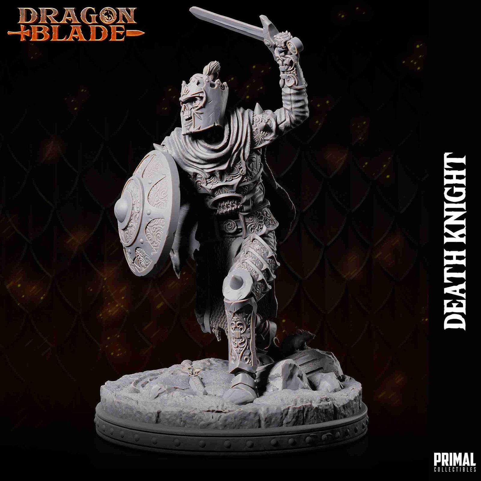 Death Knight, Sword - Dragonblade - Miniatura de RPG - Imagem 5