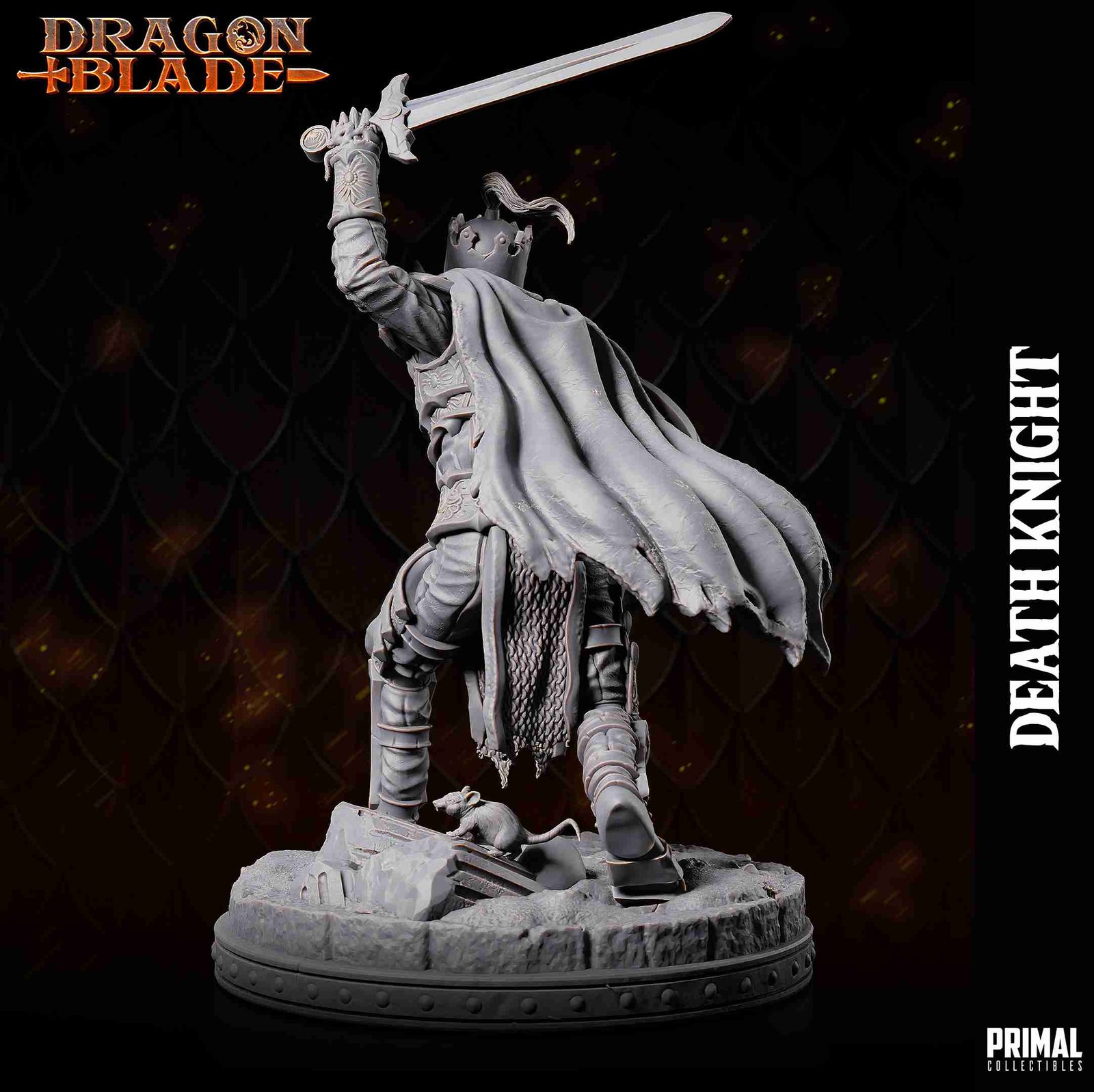 Death Knight, Sword - Dragonblade - Miniatura de RPG - Imagem 6