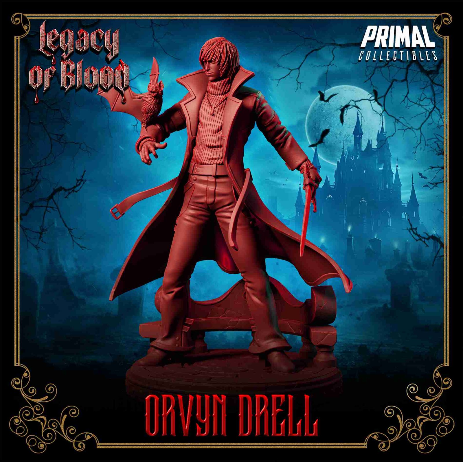 Orvyn Drell, Humano - Legacy of Blood - Miniatura de RPG - Imagem 5