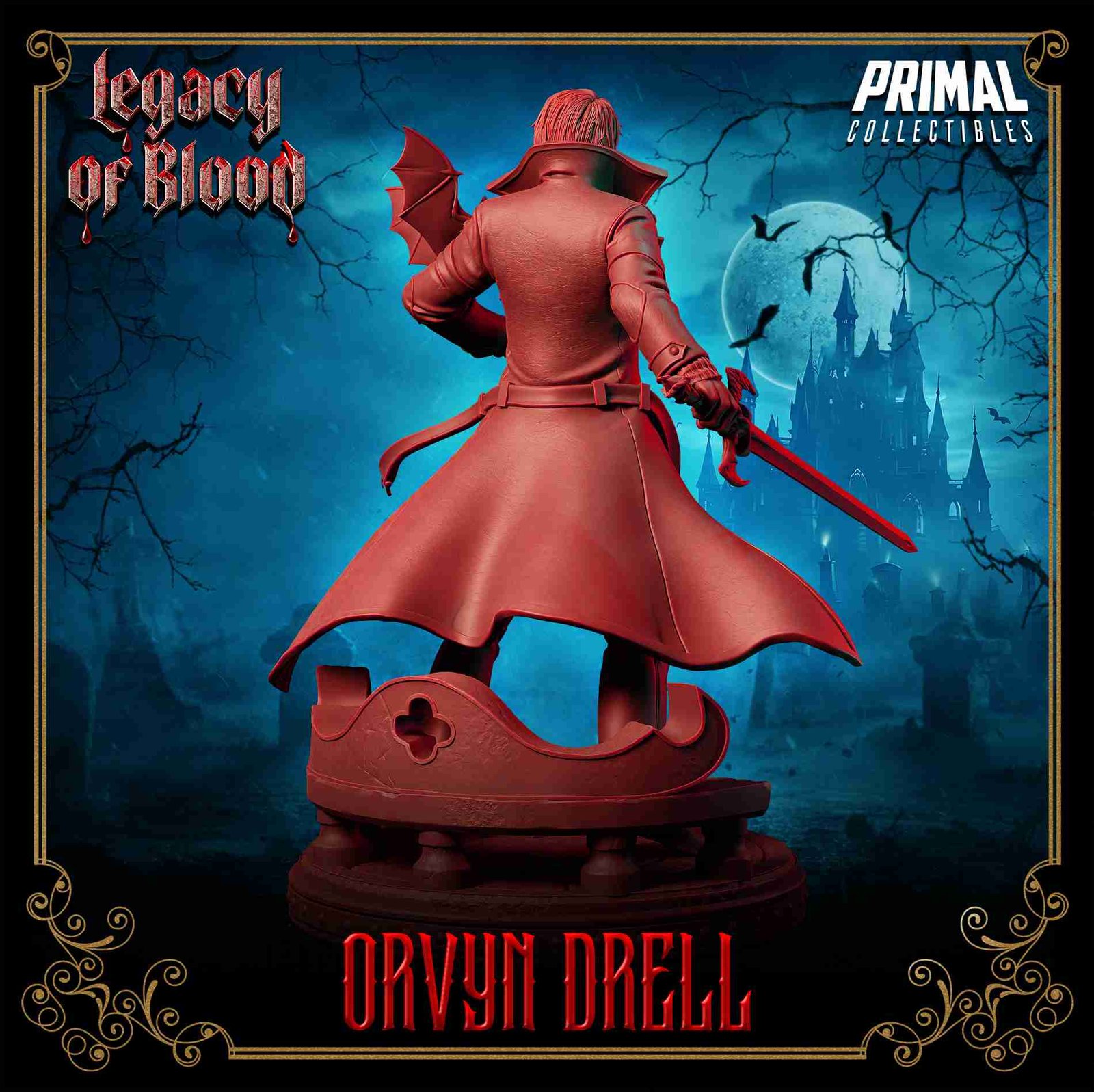 Orvyn Drell, Humano - Legacy of Blood - Miniatura de RPG - Imagem 4
