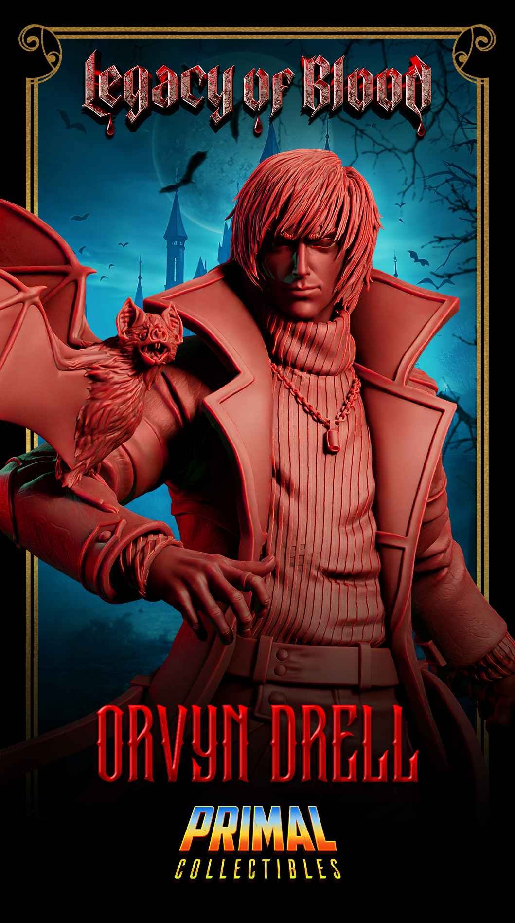 Orvyn Drell, Humano - Legacy of Blood - Miniatura de RPG - Imagem 7