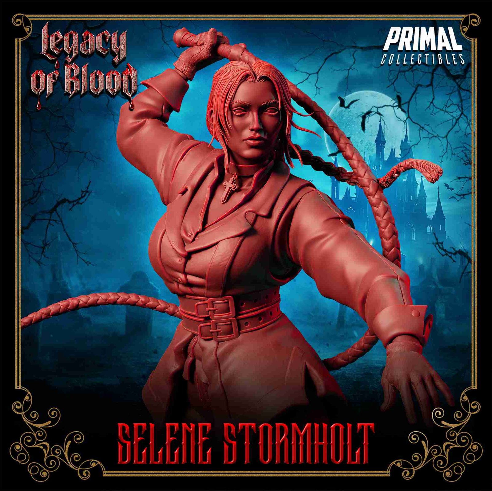 Selene Stormholt, Humano - Legacy of Blood - Miniatura de RPG