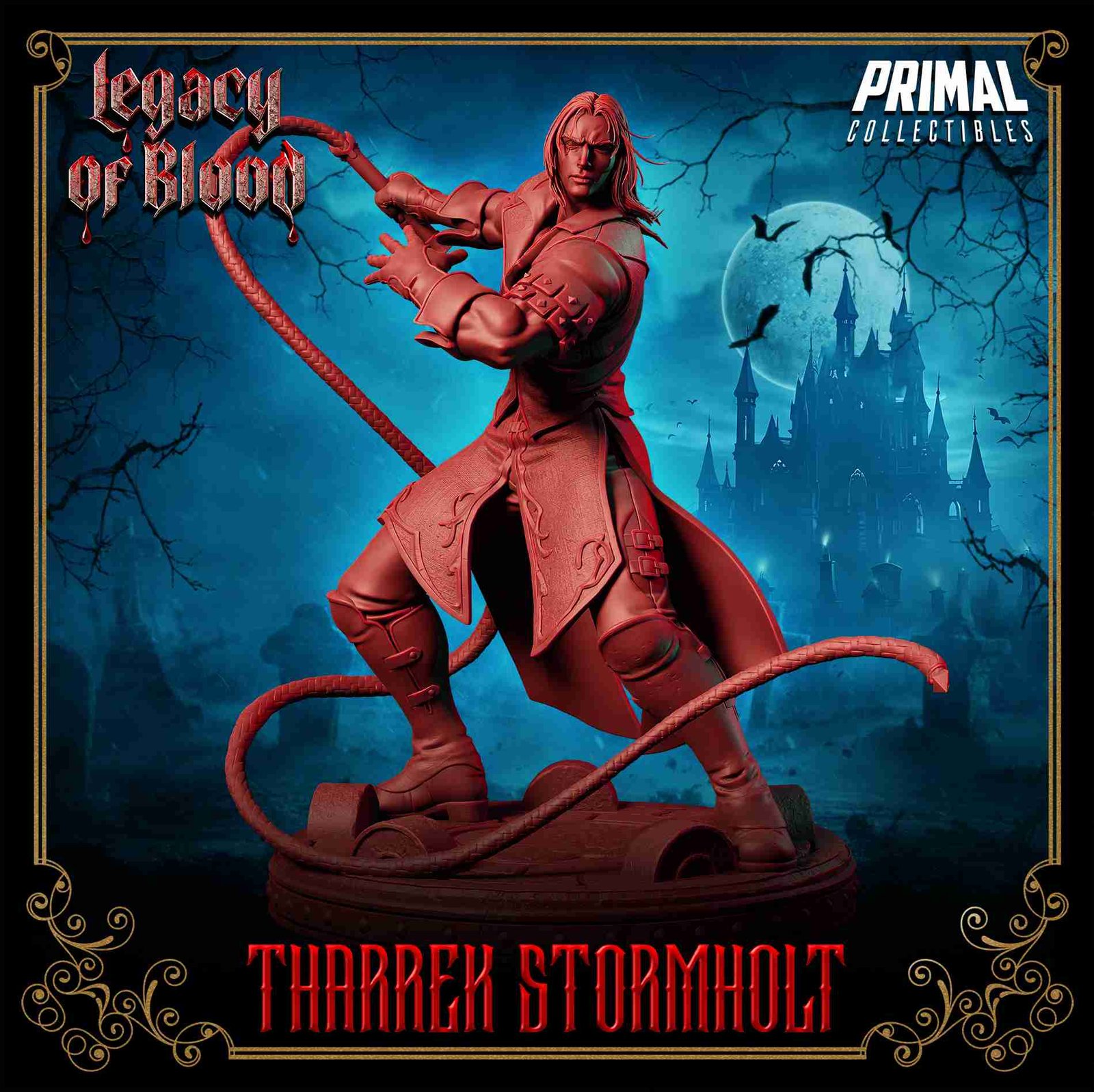 Tharrek Stormholt, Humano - Legacy of Blood - Miniatura de RPG - Imagem 3
