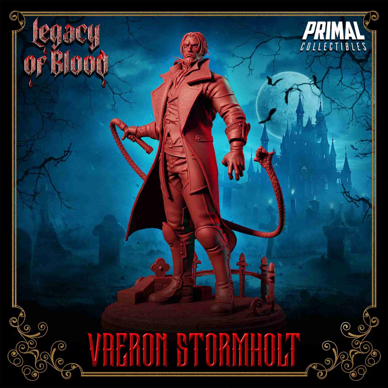 Vaeron Stormholt, Humano - Legacy of Blood - Miniatura de RPG - Imagem 7