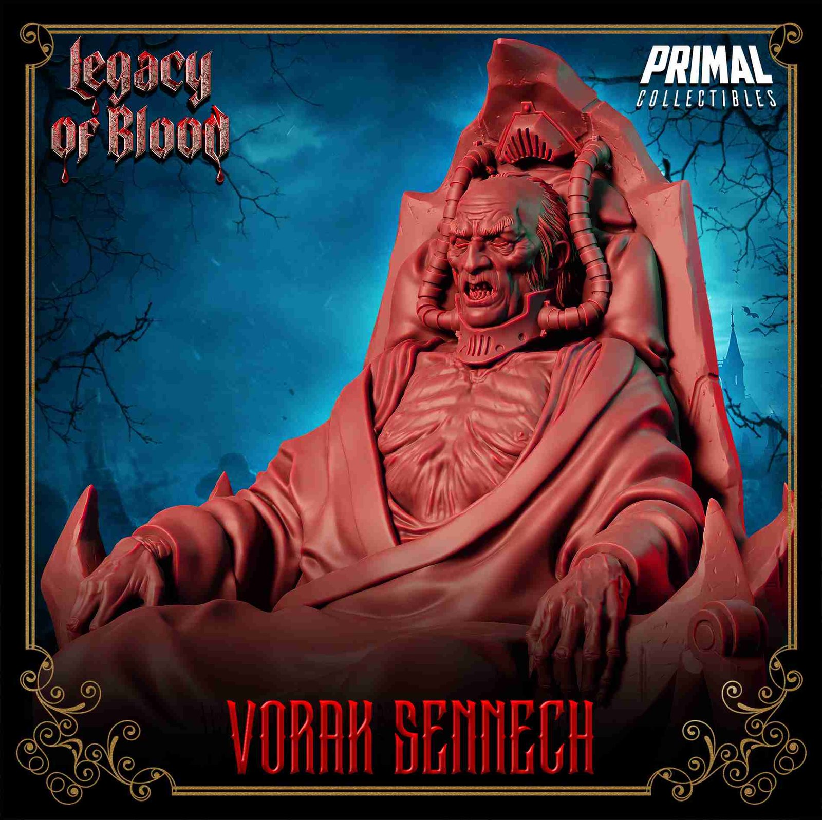 Vorak Sennech, Lord - Legacy of Blood - Miniatura de RPG