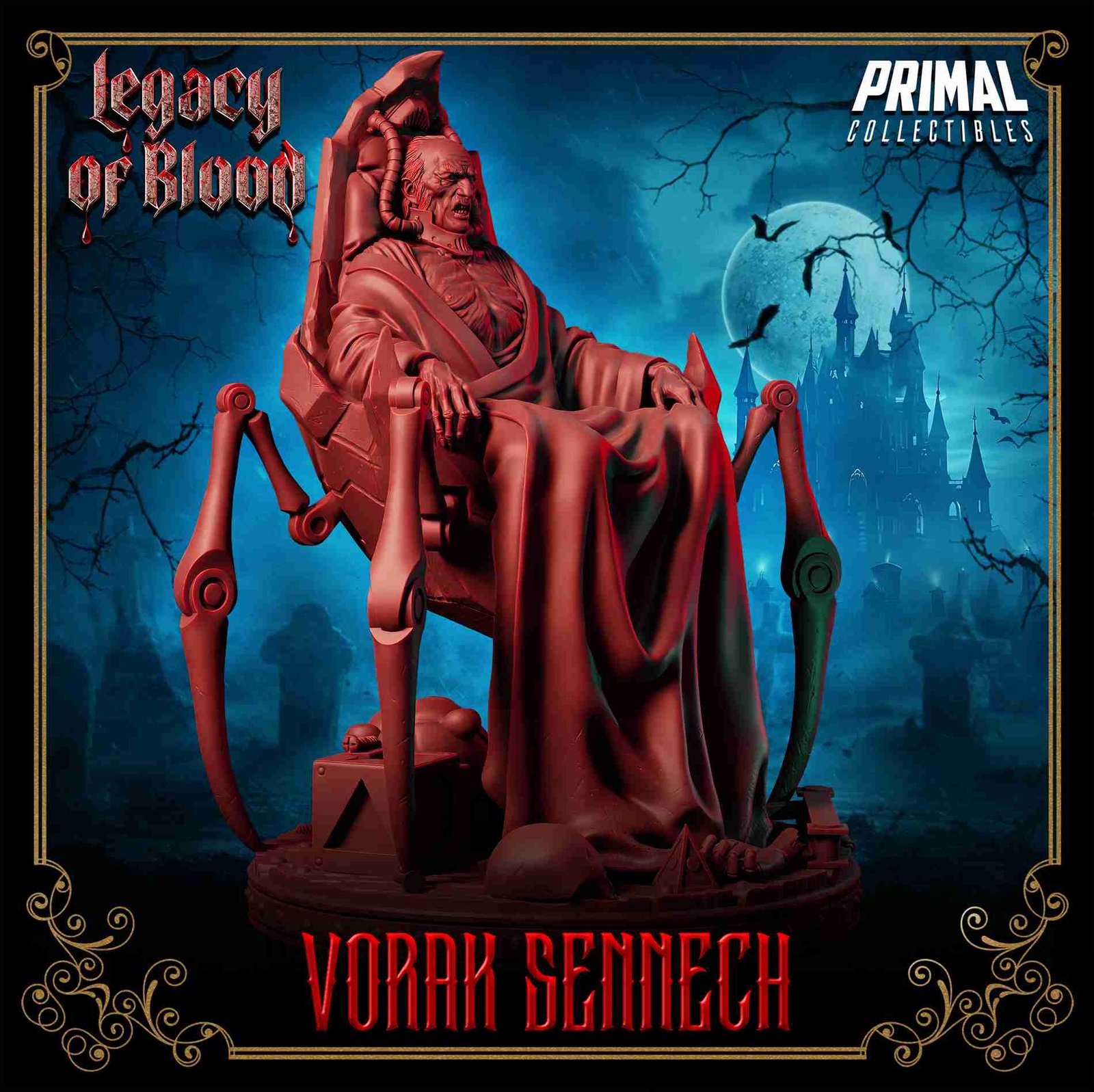 Vorak Sennech, Lord - Legacy of Blood - Miniatura de RPG - Imagem 5