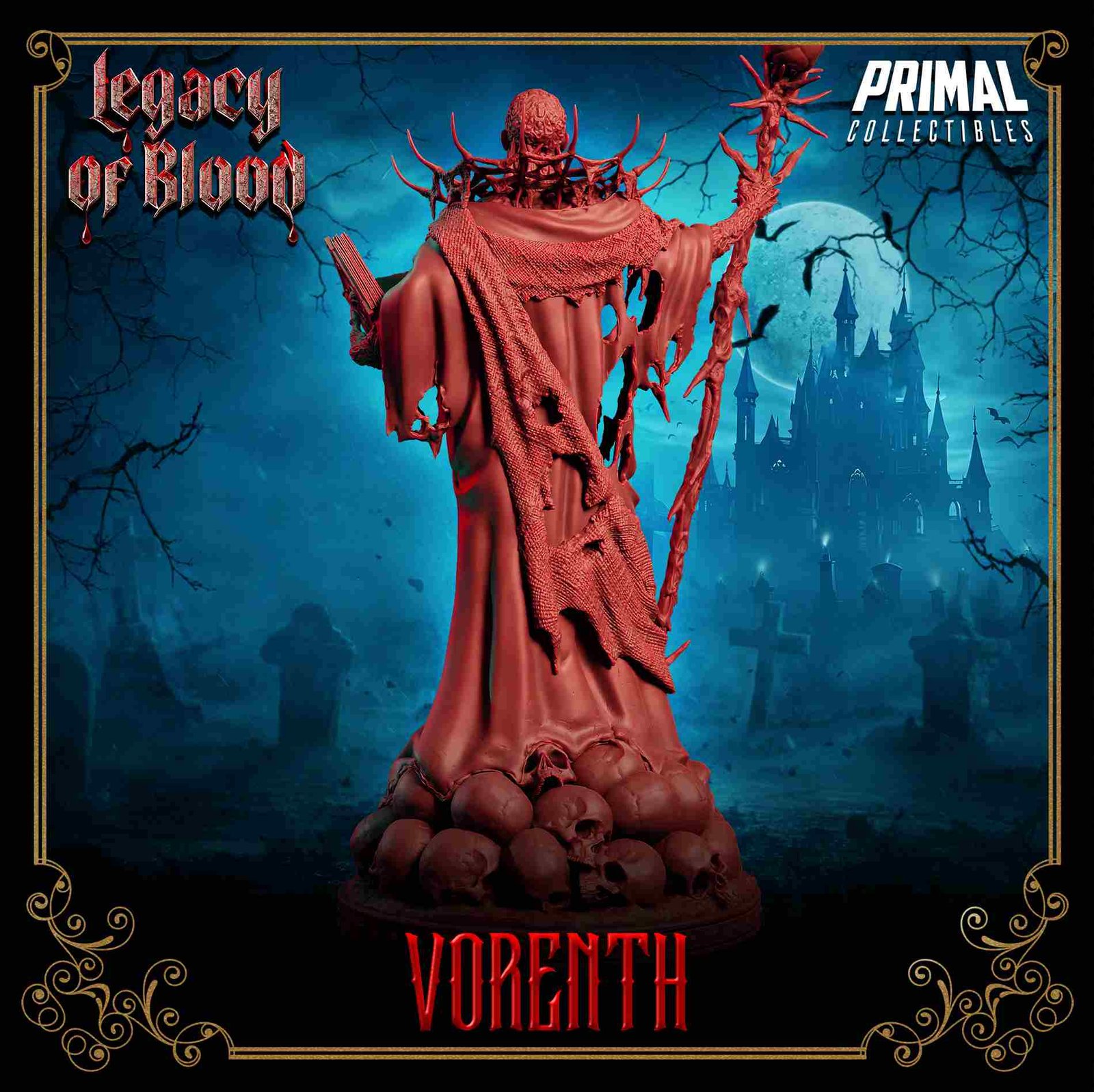 Vorenth, Necromante - Legacy of Blood - Miniatura de RPG - Imagem 4
