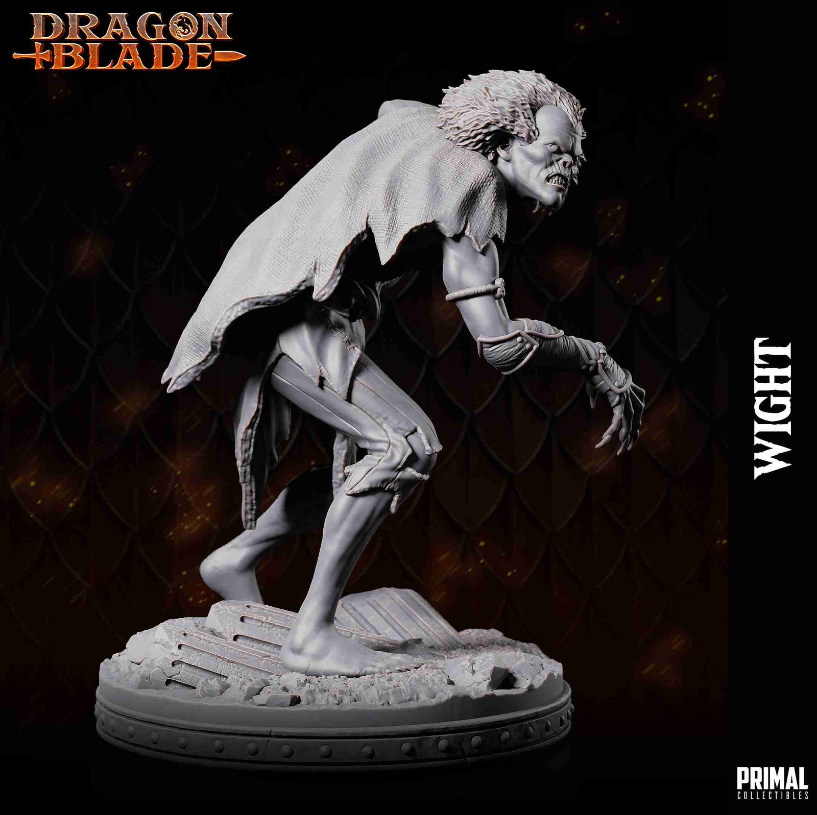 Wight A, Criatura - Dragonblade - Miniatura de RPG - Imagem 6