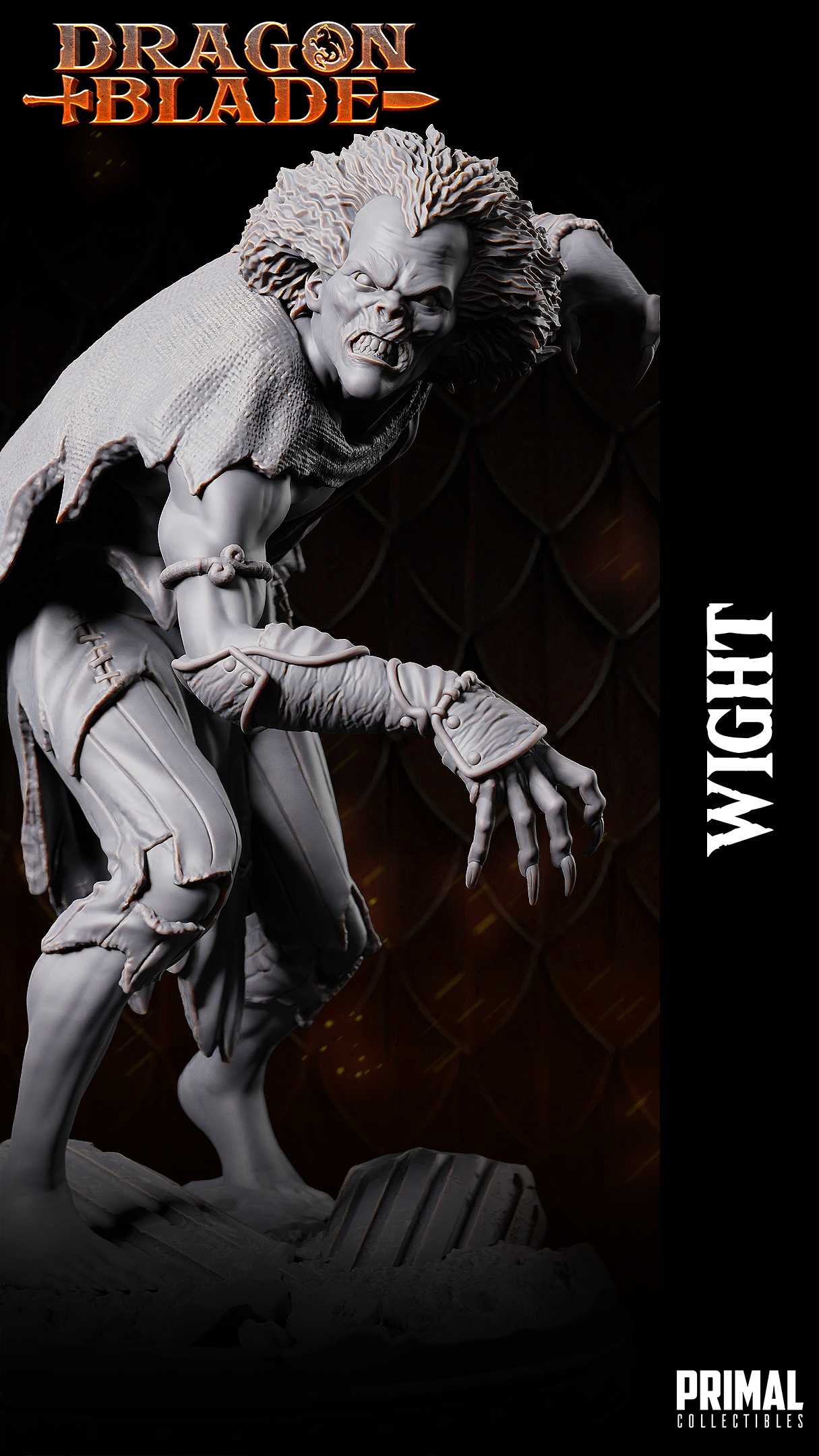 Wight A, Criatura - Dragonblade - Miniatura de RPG - Imagem 7