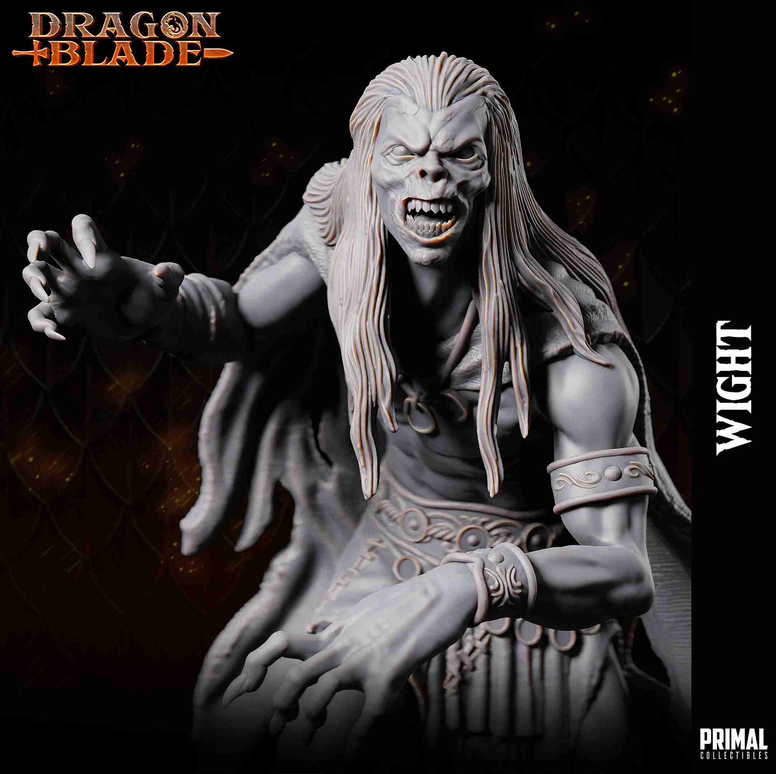 Wight B, Criatura - Dragonblade - Miniatura de RPG - Imagem 2