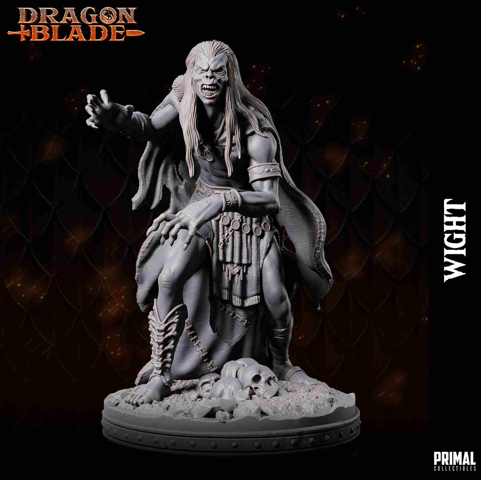 Wight B, Criatura - Dragonblade - Miniatura de RPG