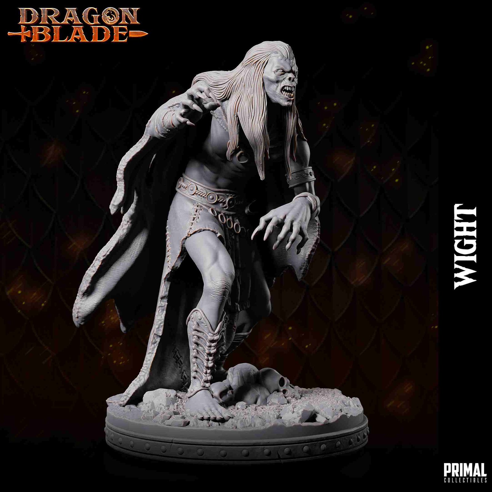 Wight B, Criatura - Dragonblade - Miniatura de RPG - Imagem 4