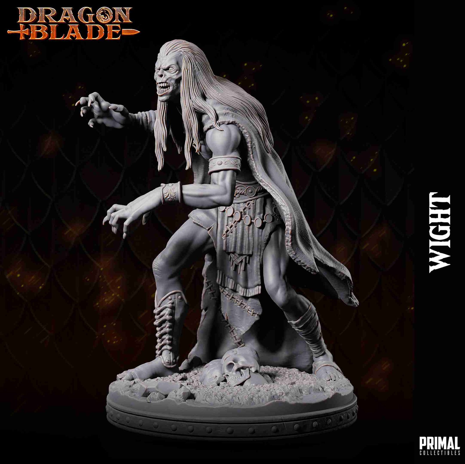 Wight B, Criatura - Dragonblade - Miniatura de RPG - Imagem 5