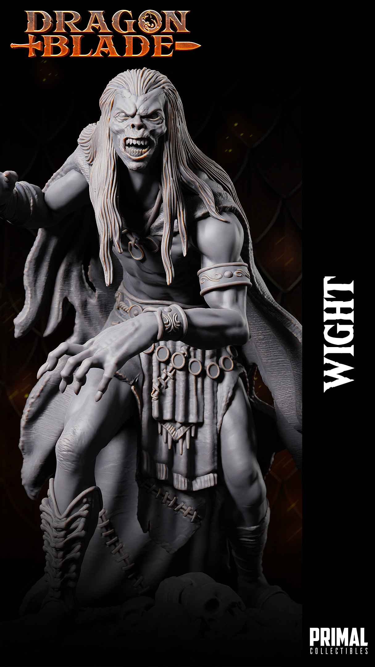 Wight B, Criatura - Dragonblade - Miniatura de RPG - Imagem 7