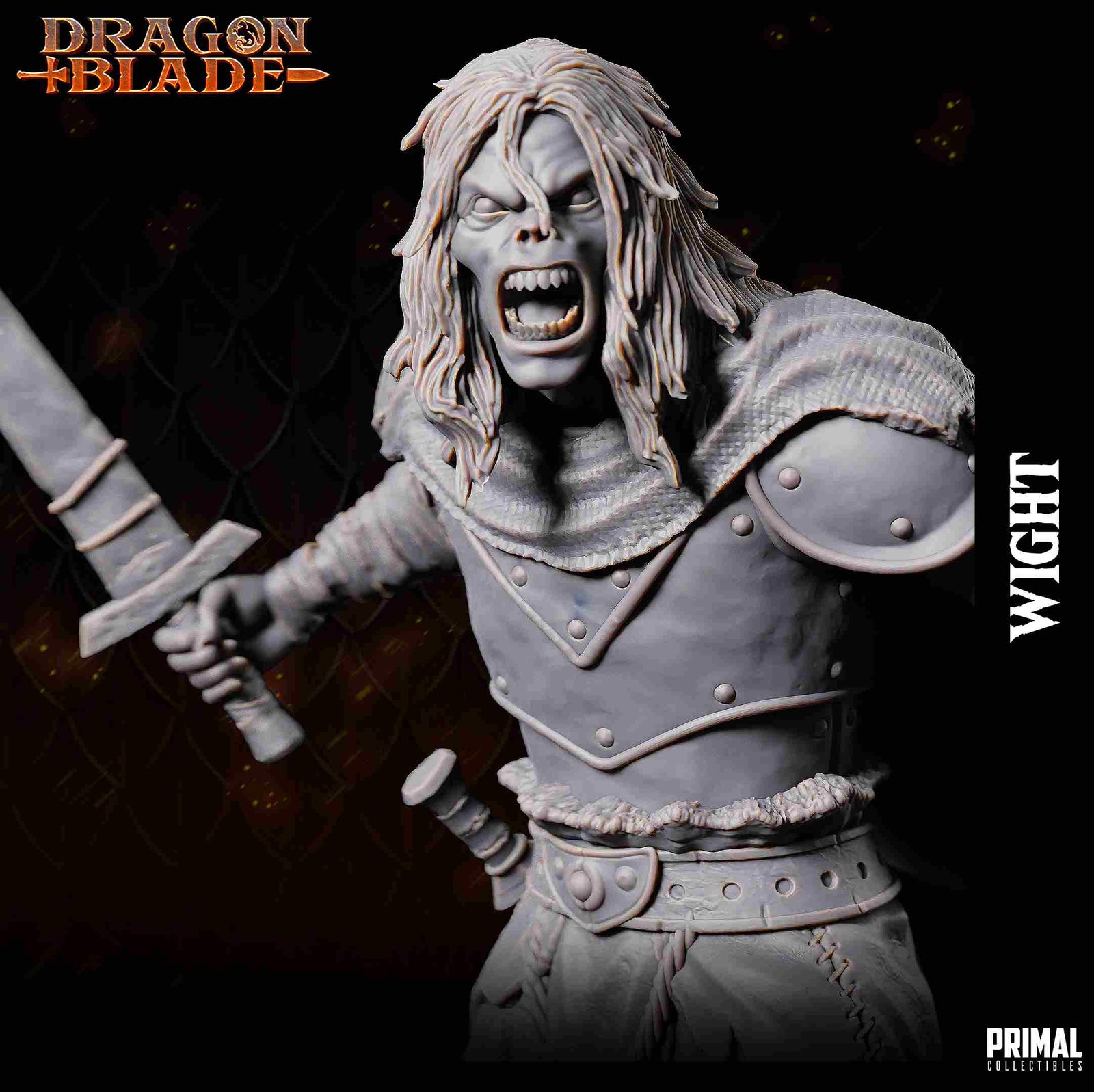 Wight C, Criatura - Dragonblade - Miniatura de RPG - Imagem 2