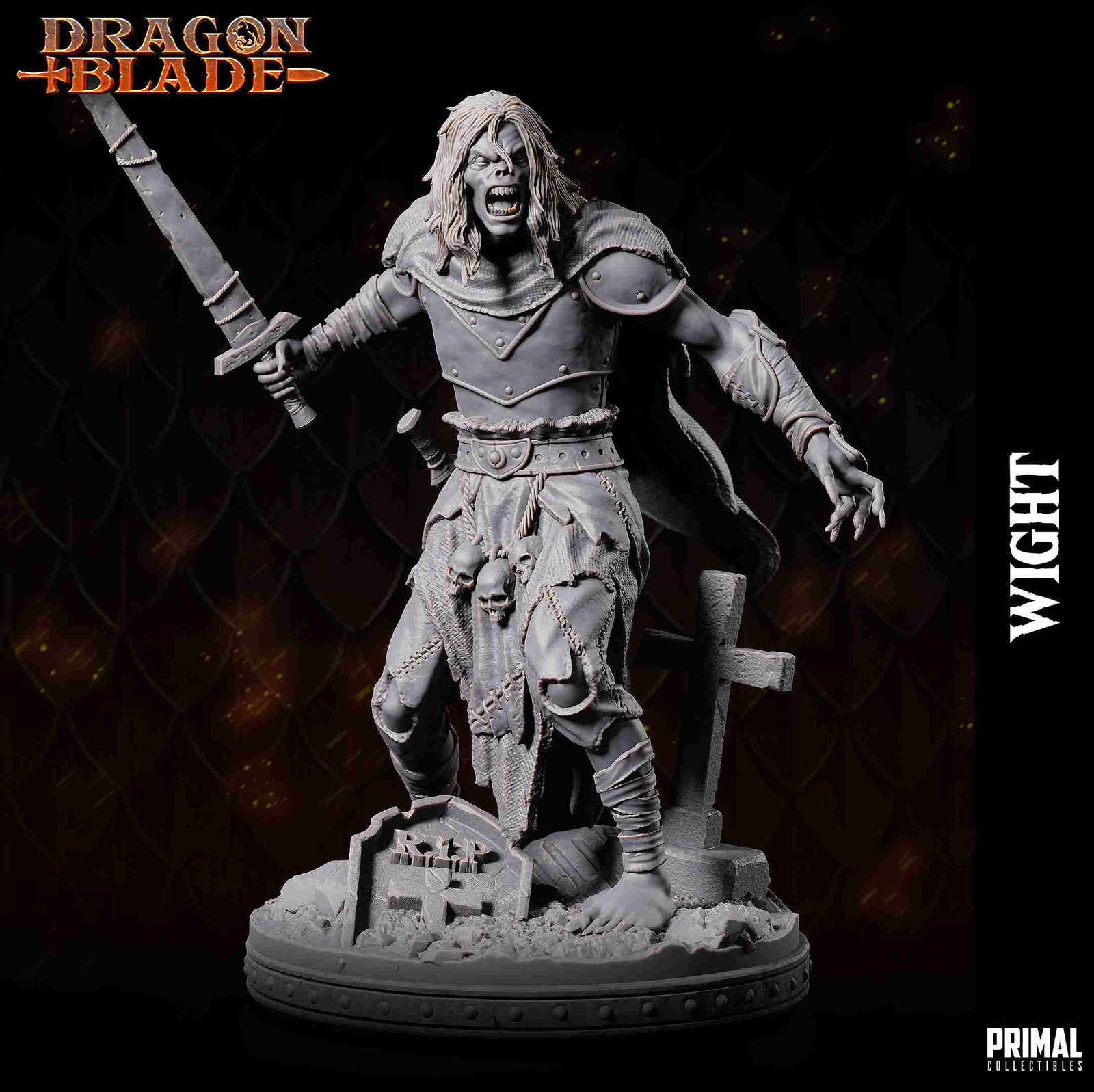 Wight C, Criatura - Dragonblade - Miniatura de RPG