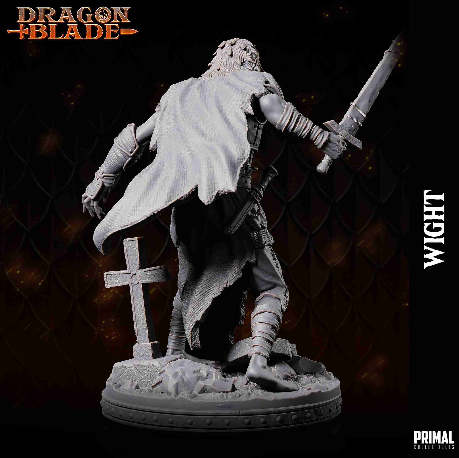 Wight C, Criatura - Dragonblade - Miniatura de RPG - Imagem 5