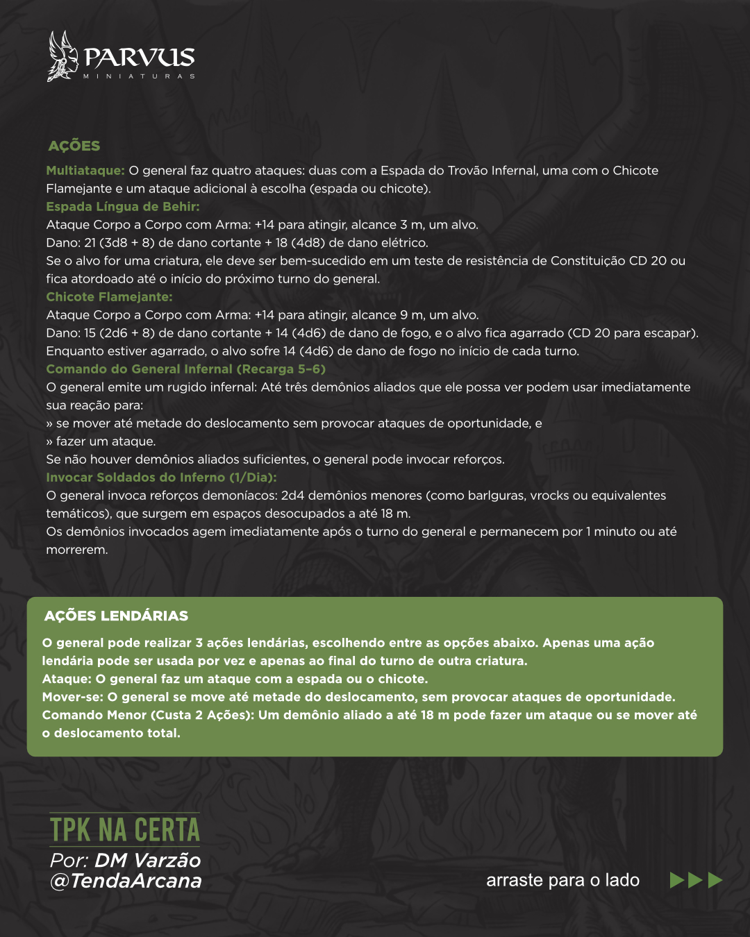 Balor Vogron, Demon - Uncharted Kingdoms - Miniatura de RPG - Imagem 9