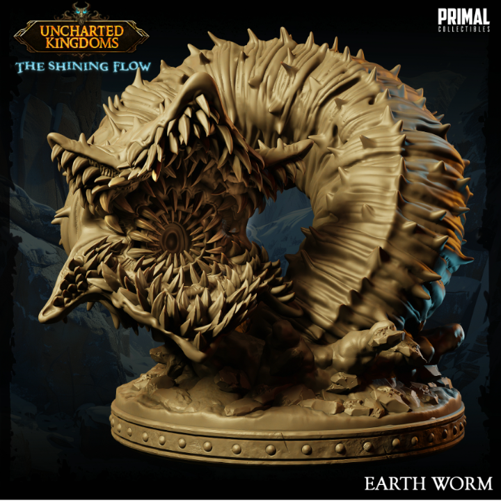 Miniatura de RPG Parvus Miniaturas EARTH WORM
