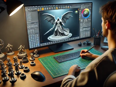 Impressão de miniaturas de RPG sob demanda esta em alta